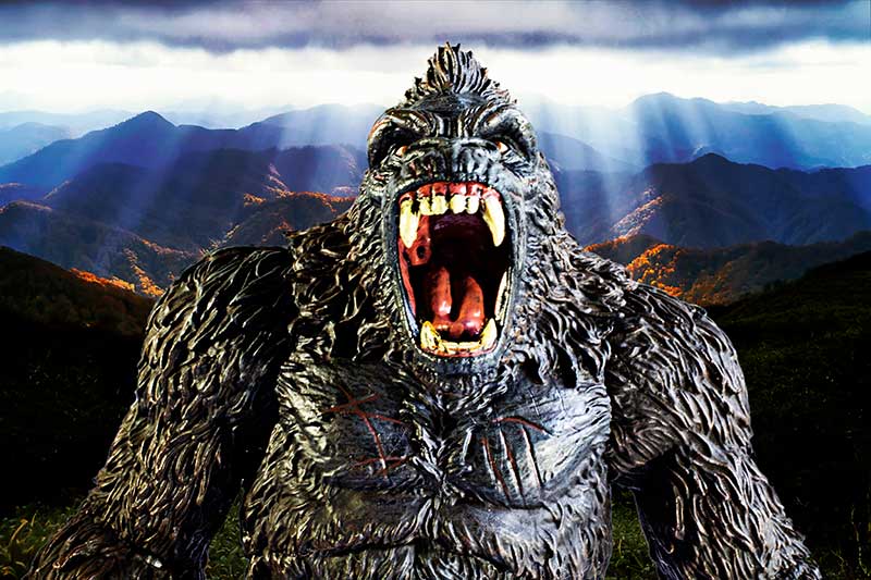 King Kong screams