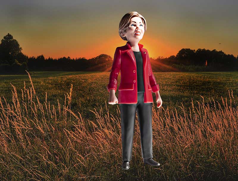 Elizabeth Warren in the country