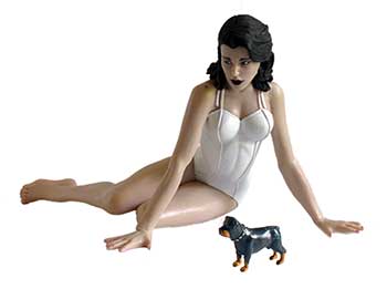 Julia Adams figure and dog