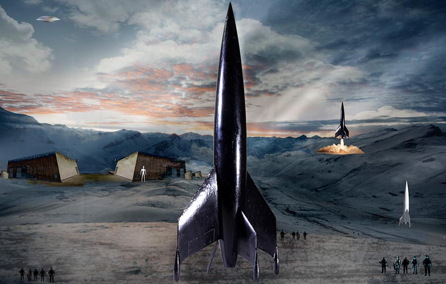 Secret Rocketship launch in Utah