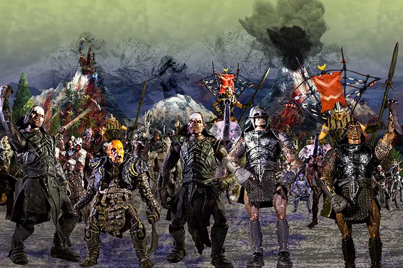 Orc armies move forward