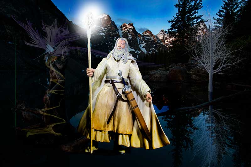 Gandalf the White by the lake